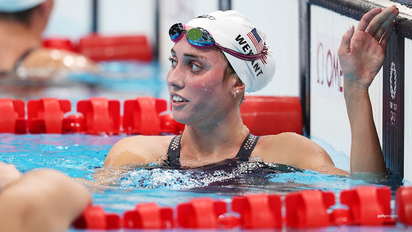 Team USA First Time Olympian Emma Weyant Posts Fastest Time In Women